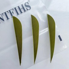 화살표 깃털 워터 양궁 슈팅, 1개, 15. 100 Olive Green