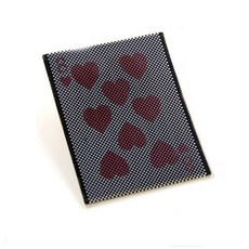 1pc 와우 포커 카드 (하트) 매직 트릭 비주얼 변경 Magia Close Up Illusions Gimmick Props Mentalism