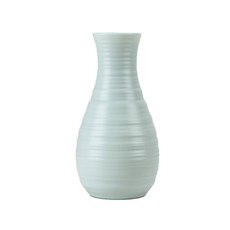 나비닷 심플 데코 플라스틱 화병 꽃병, 3500그린