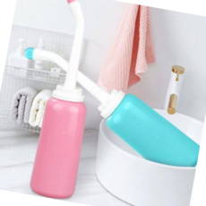 손비데 대용량 휴대용 비데 수동 여행용 캠핑 백패킹 무전원, 블루