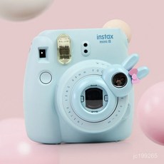 VJJN 拍立得自拍鏡，適用於 instax mini12，配件包含近拍鏡，自拍小鏡子，桃園有貨, 1個, 兔子自拍鏡-草木綠,mini9/8/8+/7S/popoto