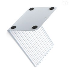 루온 서랍책꽂이 L자 북엔드 2p세트 화이트