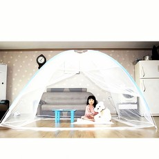 180X200 빅사이즈 원터치모기장 3-4인용, 본상품선택