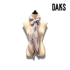[백화점 정품] 닥스 사선컷팅 쉬폰실크 스카프 SKI013I