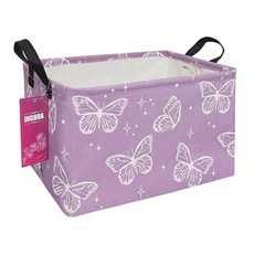 장난감 책 옷 선물 반려동물을 위한 INGHUA 직사각형 수납 바구니 패브릭 정리함 - 가정 사무실 보육 시설 기숙사 선반(회색 화살표)에 완벽합니다, 그레이