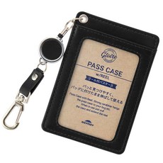 레이메이 후지이 패스 케이스 릴 첨부 패스 케이스 글로와르 블랙 GLP1304B