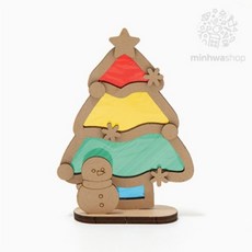 민화샵 셀로판지놀이 MDF썬캐쳐 만들기(트리)