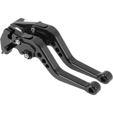 스즈키 GSXR600 1997-2003용 INFINAUTO 숏 브레이크 클러치 레버 6 위치 조절 모터사이클 핸들바 알루미늄 합금 솔리드 블랙 1쌍, Solid Blue