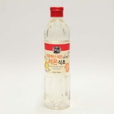 식초 발효식초 CJ 백설 레몬식초 900ml, 1