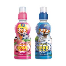백화점 출고 뽀로로음료 복숭아 X12개+밀크 X12개