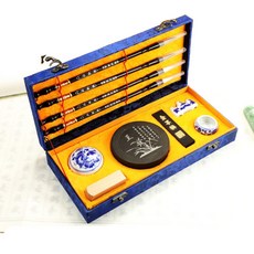 문방사우 붓 먹 벼루 서예 용품 도구, 1개