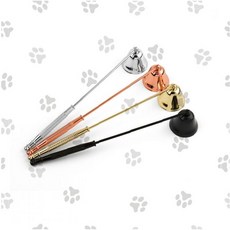 양초 심지 끄개 스너퍼 메탈 핸들 벨 타입 홈카페 인테리어 소품, 1개