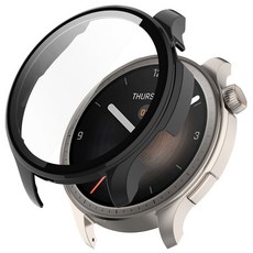 Amazfit Balance 智能手錶保護殼, 1個, 华米AmazfitBalance,典雅黑【壳膜一体防摔保护壳】
