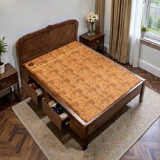 [착불]퍼보 서랍형 황토흙침대 네추럴 침대 슈퍼싱글 SS