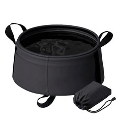 대용량 물통 캠핑 차박 낚시 공간절약 8.5L, 카키