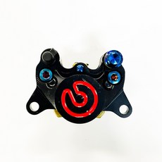 【台灣出貨】圓形款小螃蟹卡鉗 - 釣魚工具配件，可愛造型，方便攜帶，堅固耐用, 黑色, 1個