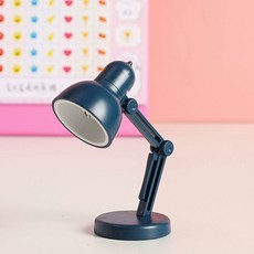 미니 라운드 스탠드 무드등 건전지형, 블루, 1개