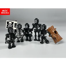 MOC 벽돌 DIY 다크 메신저 마술사 그룹 해골 말 Thestrals 액세서리 조립 빌딩 블록 어린이 소년 장난감, 09 NO.2