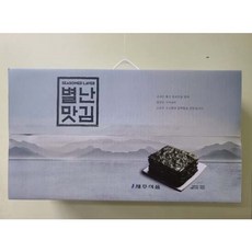 [해피하우스] 별난맛김 3종 추석 선물 세트 (식탁김 12봉 전장김 5봉 자반볶음 4봉), 1박스(3종21봉)