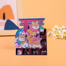 미츠케 일본 여행 마그넷 냉장고 자석 후지산 홋카이도 시바, 일본세강아지