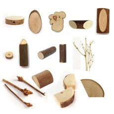 [유니아트] 2000 천연나무조각 54종/ 나무조각 반제품, 10번, 1개