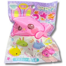 可愛兔子造型兒童入浴球，多款造型趣味泡澡球，寶寶洗澡玩具首選, 1284QQ兔, 1個