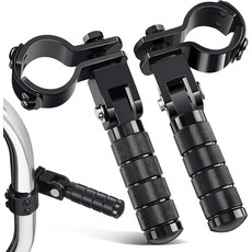 PBYMT M8 오토바이 페그 접이식 CNC 풋페그 1&1-14in 25 32mm 장착 미니 바이크 더트 피트 전기 자동차 스즈키 가와사키 혼다 야마하 에이프릴리아 블랙