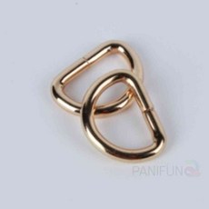 가방끈 라운드 D링 골드 20mm 2P 가방장식 가방부속품 금속부자재 가방부품 가방부속