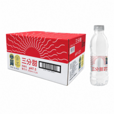 三分甜 微鹼性離子水 pH7.5, 24, 330ml