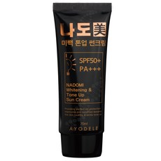 나도미 톤업미백 썬크림 / SPF+pa+++, 1개, 70ml