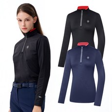 콜핑 여성 기능성 스판 기모 겨울 등산티셔츠