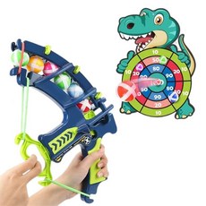 兒童弓箭玩具套裝 黏貼球射擊遊戲, 恐龍, 1個