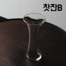 프랑스 국민 완전투명 크리스탈 차주전자 슬림찻잔 상용, 투명색 찻잔 B, 1개