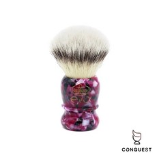 CONQUEST 義大利 Omega EVO 2.0 E1891 shaving brush 高端刮鬍刷 寶石紅碎石, 1個