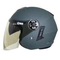 GP-5 233 繽紛馬卡龍色系安全帽 素色 導風孔設計 內墨鏡 DOT認證 雙鏡片, 消光夜幕綠