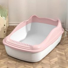 특대형 반밀폐형 고양이 화장실 모래 포집 특수 새끼 고양이용 골든 루허, 1개