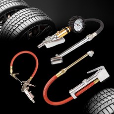 차량용 타이어공기주입기 에어게이지 측정기, 자전거게이지(203)