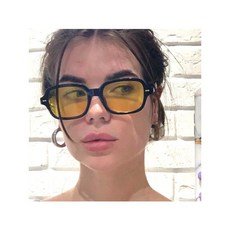 선글라스 틴팅 연예인 사각 오버사이즈 안경 선글 컬러풀 패션 자외선차단 여성 가벼운