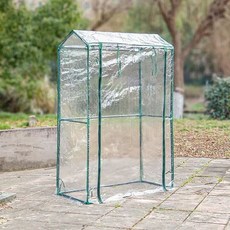 길냥이 비닐하우스 길고양이 방한 투명 겨울급식소 온실, 1개, 100 50x150cm 투명 커버 + 프레임