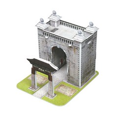 모두의취미 3D우드락 건축 건물 입체 퍼즐 모형 시리즈, 1피스, 독립문 우드락, 1개