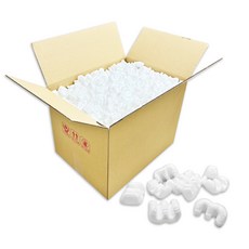 環保填充顆粒 箱裝出貨(40x30x30cm) 防震包裝材料 台灣製造, 乖乖粒, 1箱