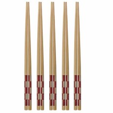 로컬코리아 대나무 젓가락 24cm 5세트 일식나무젓가락