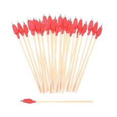 shangren 악어 클램프 긴 꼬리 악어 클립 걸쇠 DIY 카드 사진 메모 클립 홀더 7 인치, 18cm, 스테인레스 스틸, 레드 30pcs, 30개