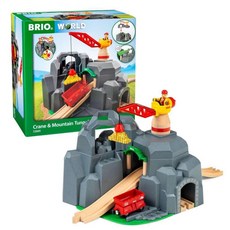 BRIO (브리오) 크레인 & 마운틴 터널 33889 대상 연령 3세~ [장난감 장난감
