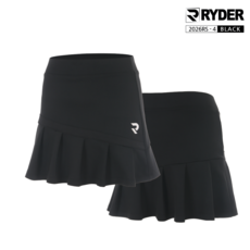 라이더 치마 배드민턴 여성 하의 팬츠 주름 스커트 블랙 2026RS-4
