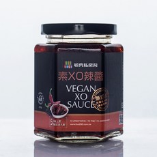 毓秀私房醬 麻油薑泥 素XO辣醬 杏鮑菇 人蔘麻辣 (純素), 1罐