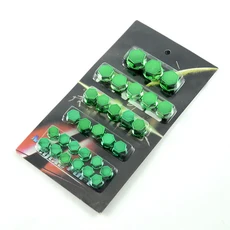 [호환] 장식 볼트 너트 오토바이 액세서리 커버 Hypermotard 950 Motos Gasolina Adullto Quadlock, 02 녹색