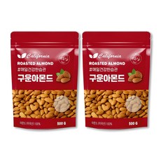 그린마켓 구운아몬드 500g+500g, 2개