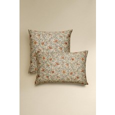 zara 자라 플로랄 프린트 새틴 베개 커버(300수) - 라이트 베이지310646, (2장 세트) (2)