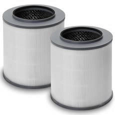 [ 1264884 ] Lhari 12030 트루 헤파 교체 필터 Clorox 미디엄 룸 공기 청정기 모델 11030 및 11031과 호환 1 000제곱피트 용량 2팩 3-